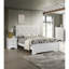 Mobilier de chambre à coucher 1 pièce à deux tiroirs de style glamour moderne avec deux tiroirs en bois massif de style cristal