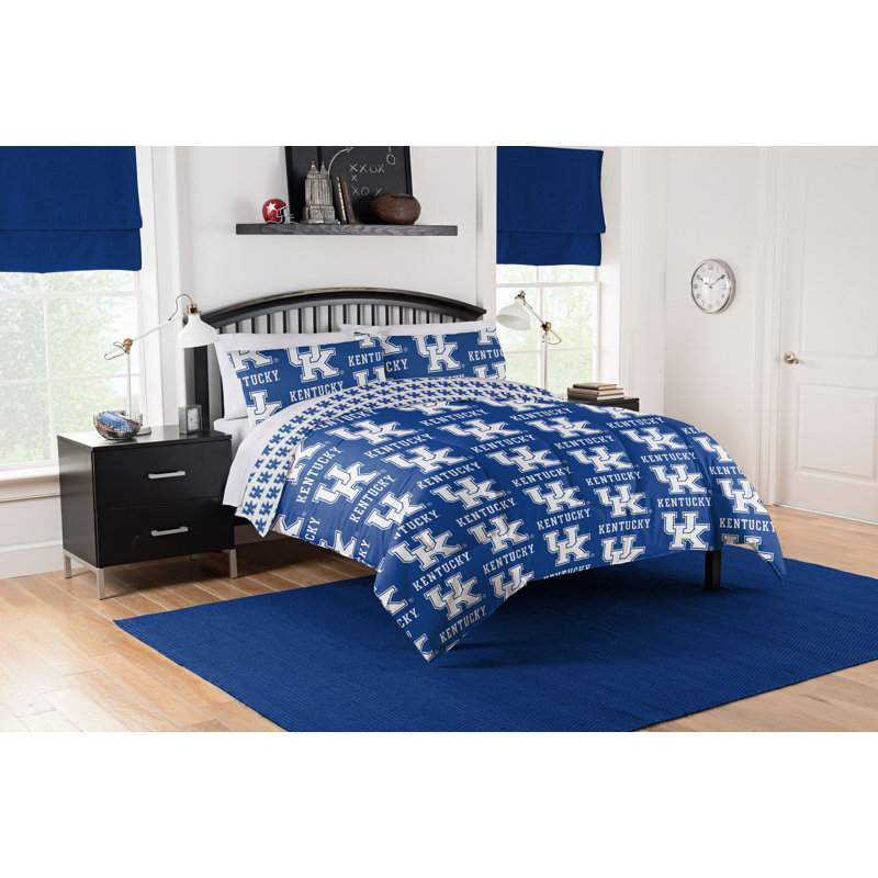 NCAA Rotary Bed In A Bag Set, Twin XL Comforter + 3 Additional Pieces