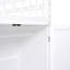 Lit superposé simple en L avec 3 tiroirs, bureau portable et garde-robe-628328908