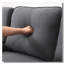 Canapé 104 po 4 places moderne en tissu de lin avec poches avec accoudoirs et 4 coussins-106589410