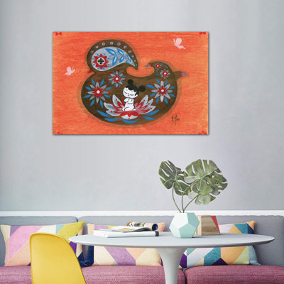«Folk Blessings - Duck» par Martin Hsu - reproduction d'art