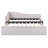 Twin Size Upholstered L-Shaped Upholstered Daybed with Pop Up Trundle, Beige-1691099907