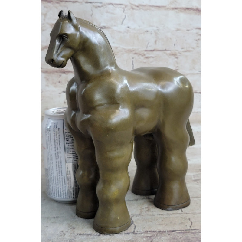 Sculpture de cheval de Troie art moderne