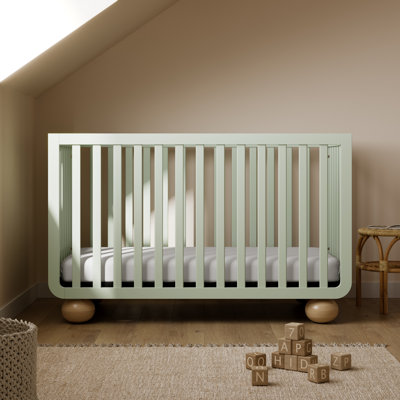 Amalfi Deluxe 5-In-1 Convertible Crib With Bonus Toddler Guardrail