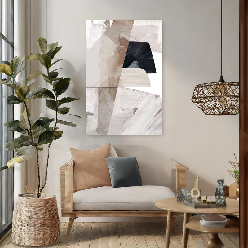 Art contemporain contemporain abstrait, H 48 po x l 32 po