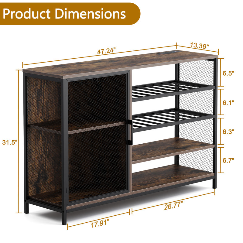 120cm Bar Cabinet