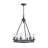 Deboran 6 - Light Iron Dimmable Wagon Wheel Chandelier