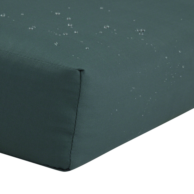 Ravenna Outdoor 4'' Back Cushion, Mallard Green, 21" H x 20" W x 4" D