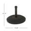 Base de parasol en béton et en acier robuste - 59,37 lb, couleur noire, peut contenir des parapluies jusqu'à 12 pi, poignée sécurisée, 19,33 po X P 14,36 H avec 55 lb de poids, noir, s'adapte au bouton de serrage pour plus de stabilité,-409263804-409263805