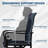 Set of 2 Patio 360° Swivel Rocking Chairs with PVC-coated polyester Fabric, High Back, 450 lbs Capacity All-Weather Outdoor Seating for Backyard, Poolside, Garden-1007530642