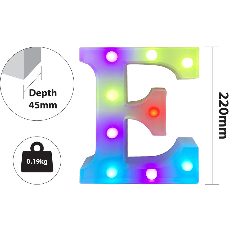 Charece 22cm LED Sign