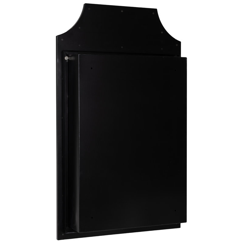 Simone Medicine Cabinet, Recess and Surface Mount,  Black