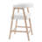Elmcrest 26'' Seat Height Modern Mid-Century Upholstered Counter Stool with Backrest-901065933