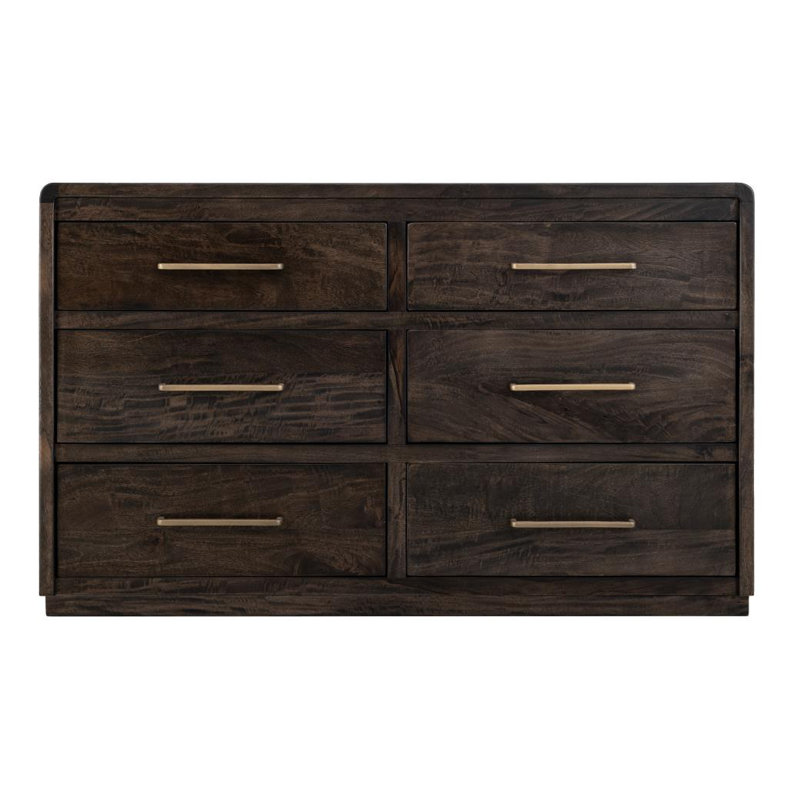 Commode 6 tiroirs Dark Mezquite