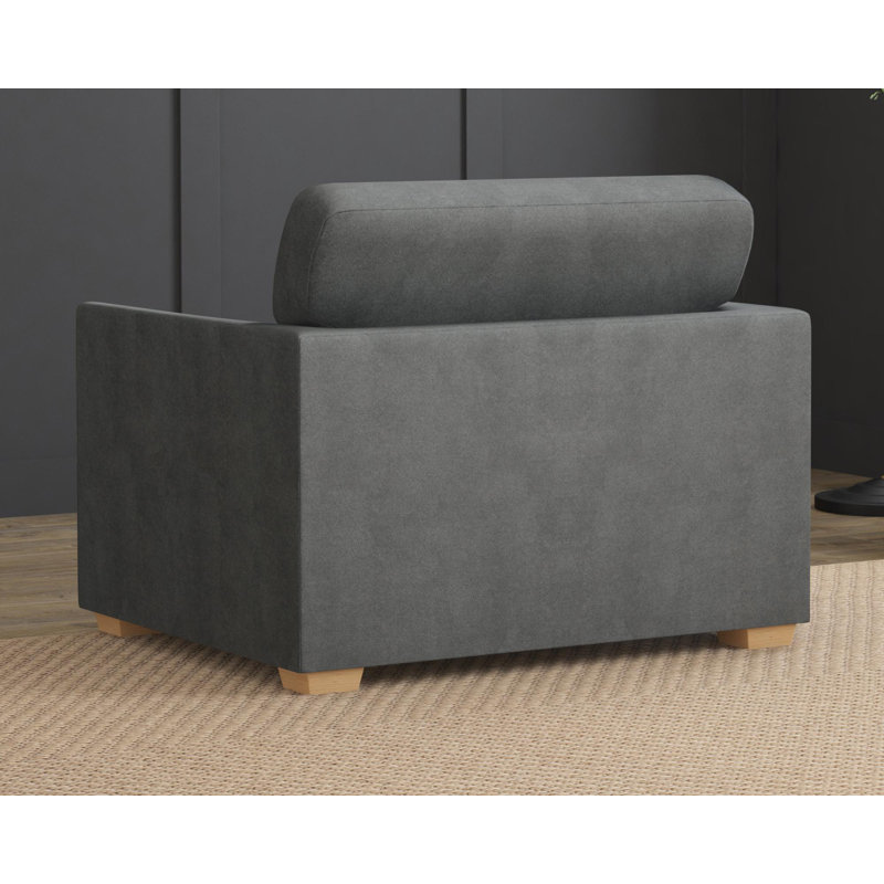 Upholstered Armchair, Steel
