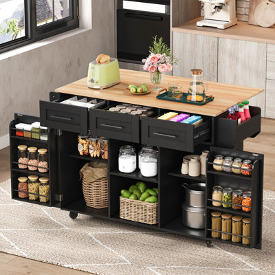 Wood Kitchen Island