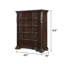 Commode Faxon en noyer foncé-703765326