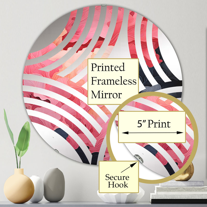 Ralstond Circle Mirror, 23.6" x 23.6"