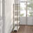 37" W Distressed Wood 5-Shelf Bookcase