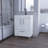 Othello Modern Bathroom Vanity with 2-Door Cabinet, One Draw, 4 Metal Legs-68816102-68816103