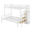 Simple au-dessus de la taille double avec escalier de rangement et garde-robe ouverte-824818922