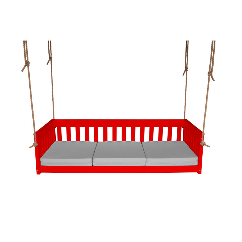 Siège de balançoire Dextra, Gris, Rouge vif