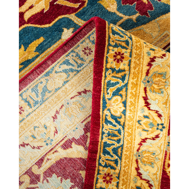 Classic One-of-a-Kind 9' 0" x 12' 1" Hand Knotted Area Rug