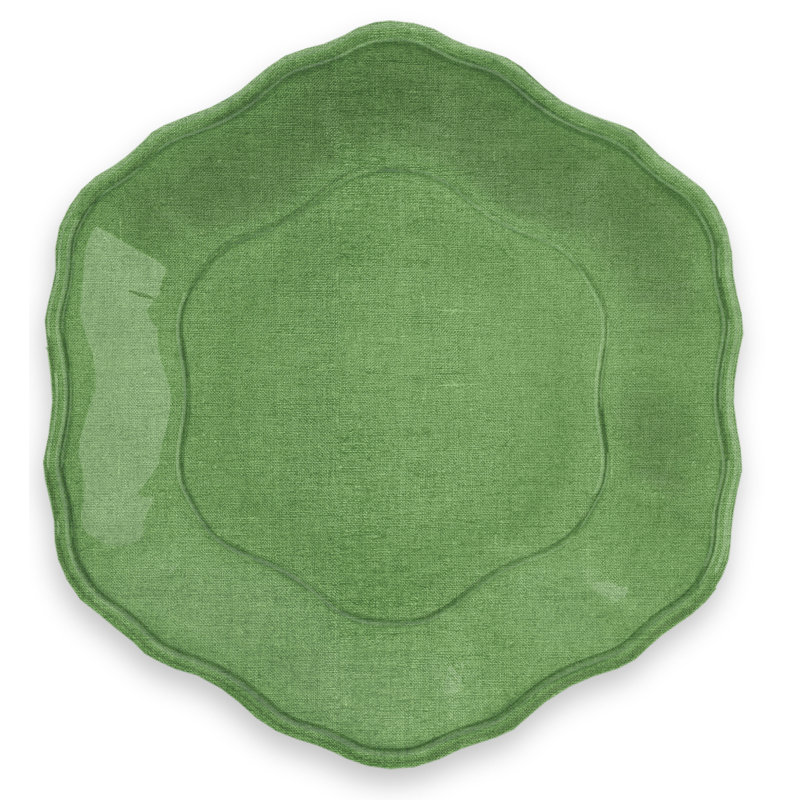 Dickinson 24cm Melamine Salad Plate, Green