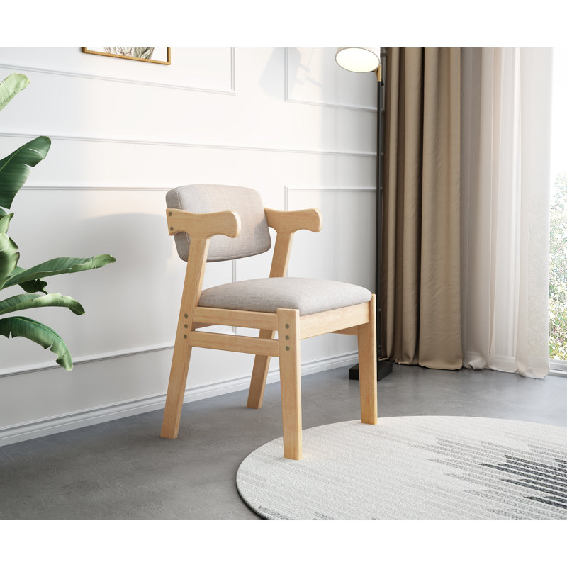 Bouirou Kids Wood Adjustable Height Chair, Nature