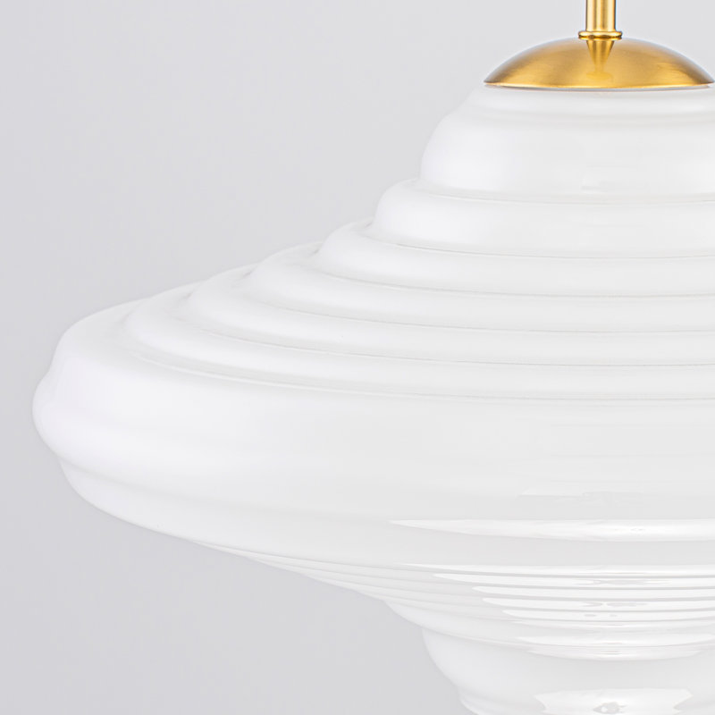 Luminaire suspendu 14 po Mid-Century