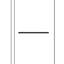 Porte de douche coulissante sans cadre l 44 à 48 po x H 76 po, verre trempé transparent de 5/16 po (8 mm), cadre en acier inoxydable, noir mat-121019836