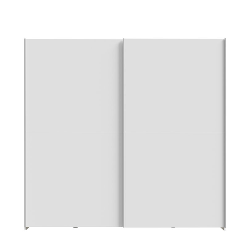 Nakari 2 Door Manufactured Wood Wardrobe, 190 cm H x 200.1 cm W x 61 cm D