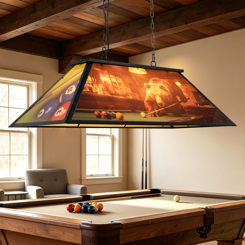 4 - Light Colored Pool Table Lights Pendant For Game Room