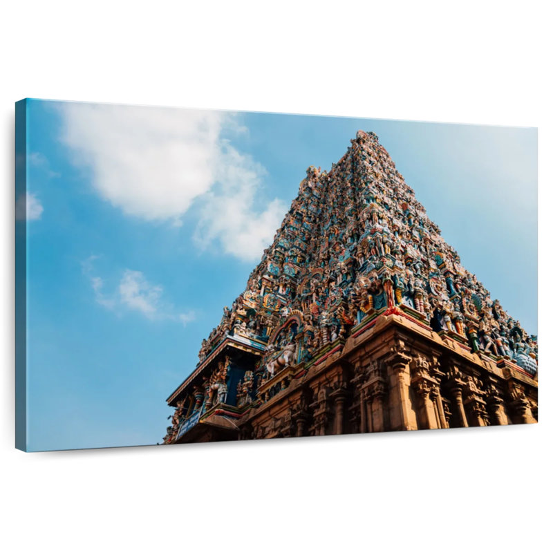 Temple Meenakshi d'Amman, H 20 po x l 30 po