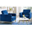 Loft Gold Stainless Steel Leg Performance Velvet Loveseat by Modway-276712403