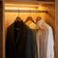 Paquet de 6 cintres robustes, idéal pour les robes, pantalons, costumes, vestes et autres vêtements lourds, solution de rangement pour garde-robe peu encombrante-47170781