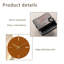 Horloge murale en alliage d'aluminium