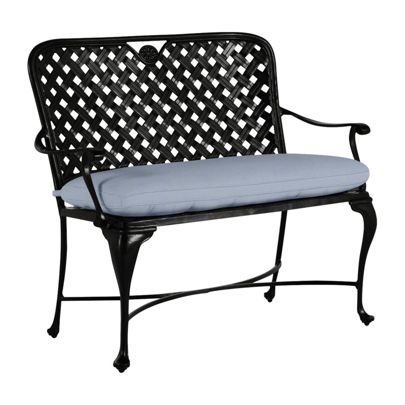 Banc en aluminium Provance - Terre antique, Terre antique, Pas de soudure, Blanc naturel Avila