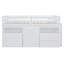 Lit mezzanine avec 4 tiroirs Kellsey
