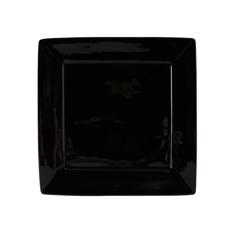 Assiette plate Duratux, Noir