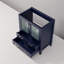 Meuble-lavabo bleu marine 30 po X P 18,25 po D