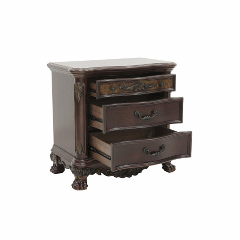 Table de chevet en bois massif Alyzon