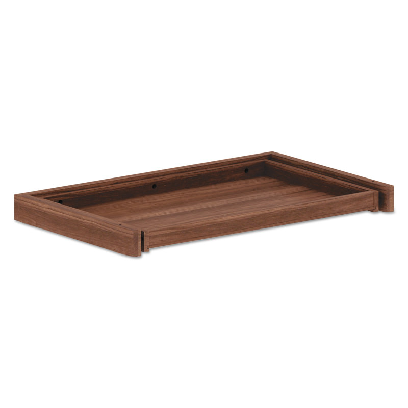 Modern Walnut 24.5'' Wide Desk Center Drawer