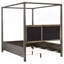 Ensemble de chambre avec grand lit 5 pièces Dark Cocoa