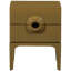 Merge 44cm W Solid Wood Bedside Table