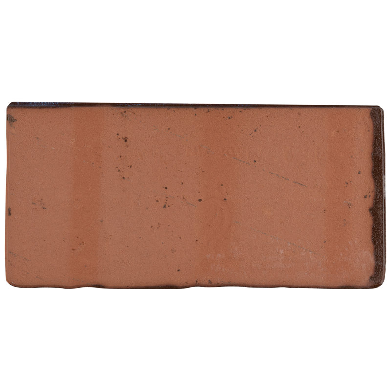 Antic Special 6" x 3" Ceramic Bullnose Tile Trim in Agua Marina