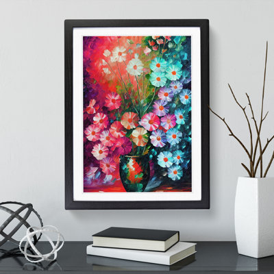 Vase Of Pretty Flowers No.1 - Single Picture Frame Painting