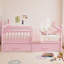 Base de lit plateforme en bois avec tiroirs-680391218