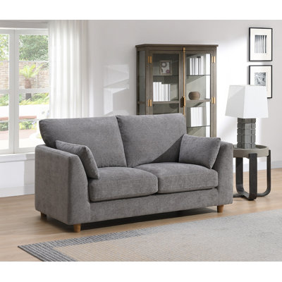Anna Woven Fabric Upholstered Sofa