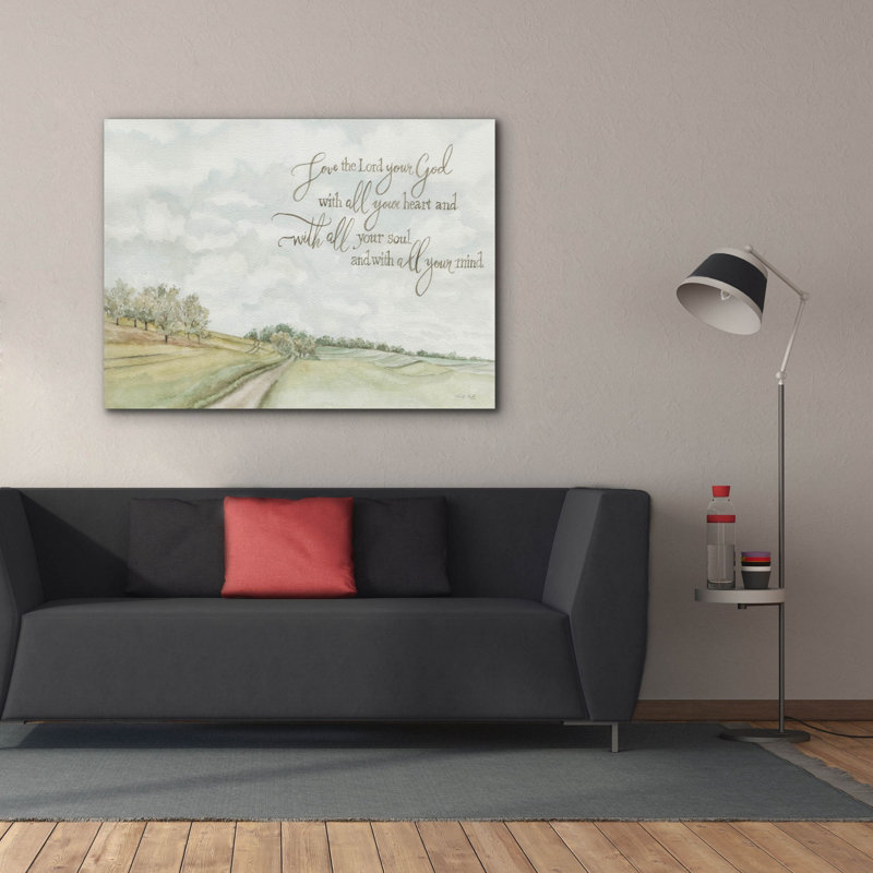  «Love The Lord» par Cindy Jacobs, art mural sur toile, 54 po x 40 po